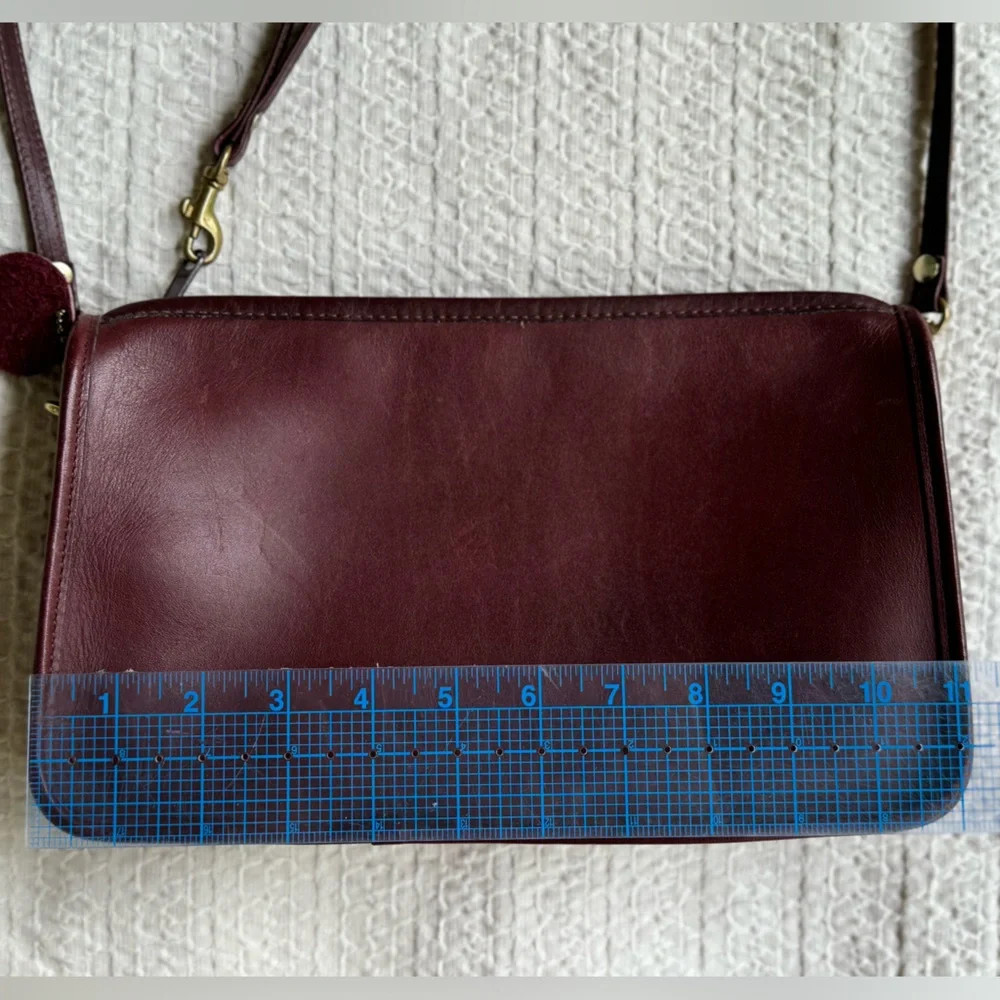 SOLD DONT BUY Vintage 70s 80s leather crossbody bag Kosta’s originals Small - Picture 15 of 16